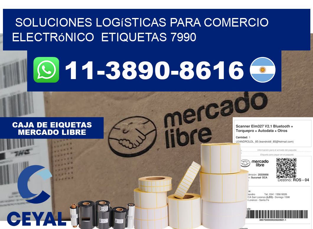 Soluciones logísticas para comercio electrónico  etiquetas 7990