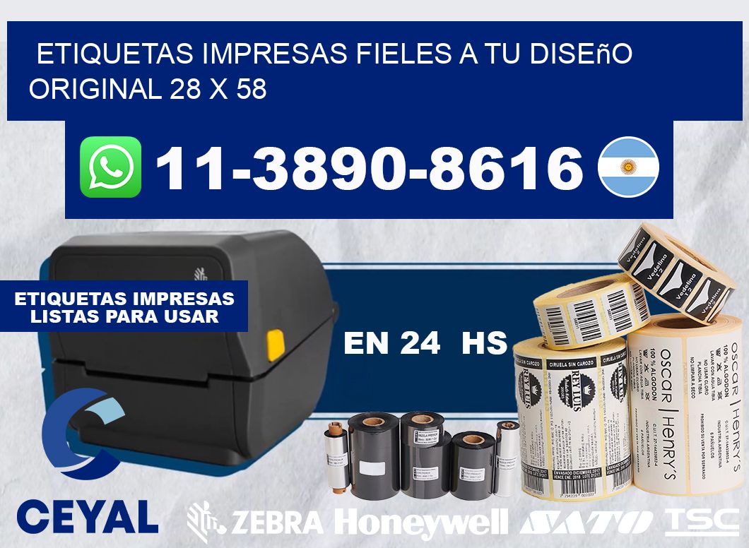 etiquetas impresas fieles a tu diseño original 28 x 58