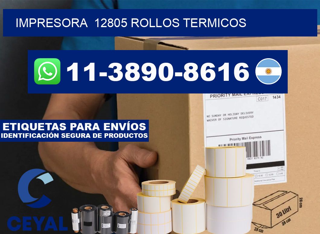 impresora  12805 rollos termicos