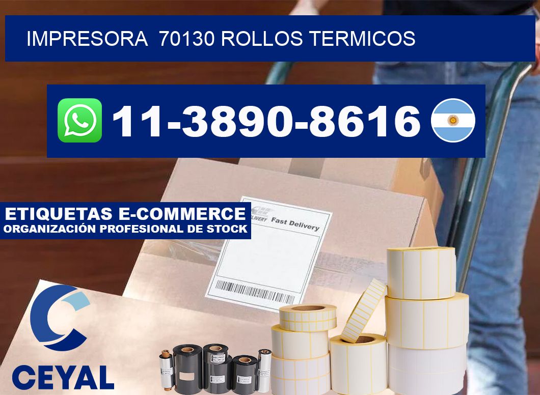 impresora  70130 rollos termicos