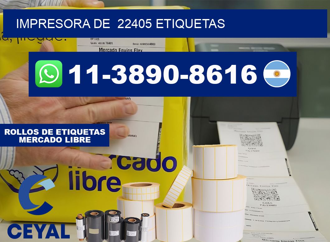 impresora de  22405 etiquetas