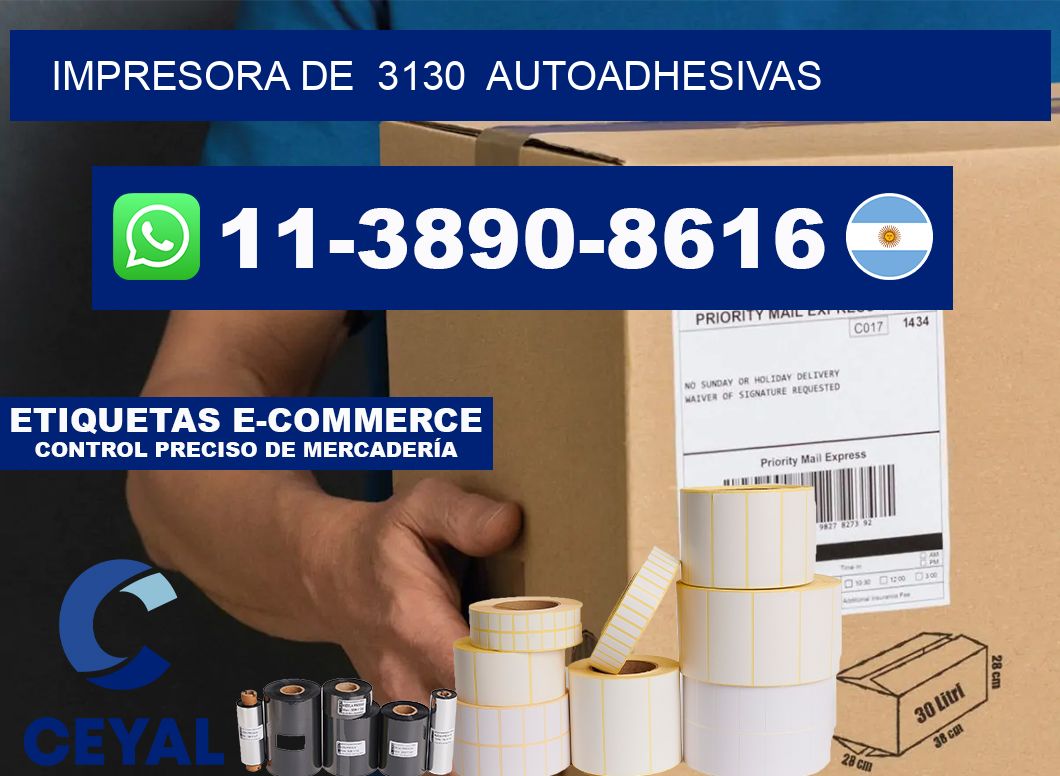 impresora de  3130  autoadhesivas