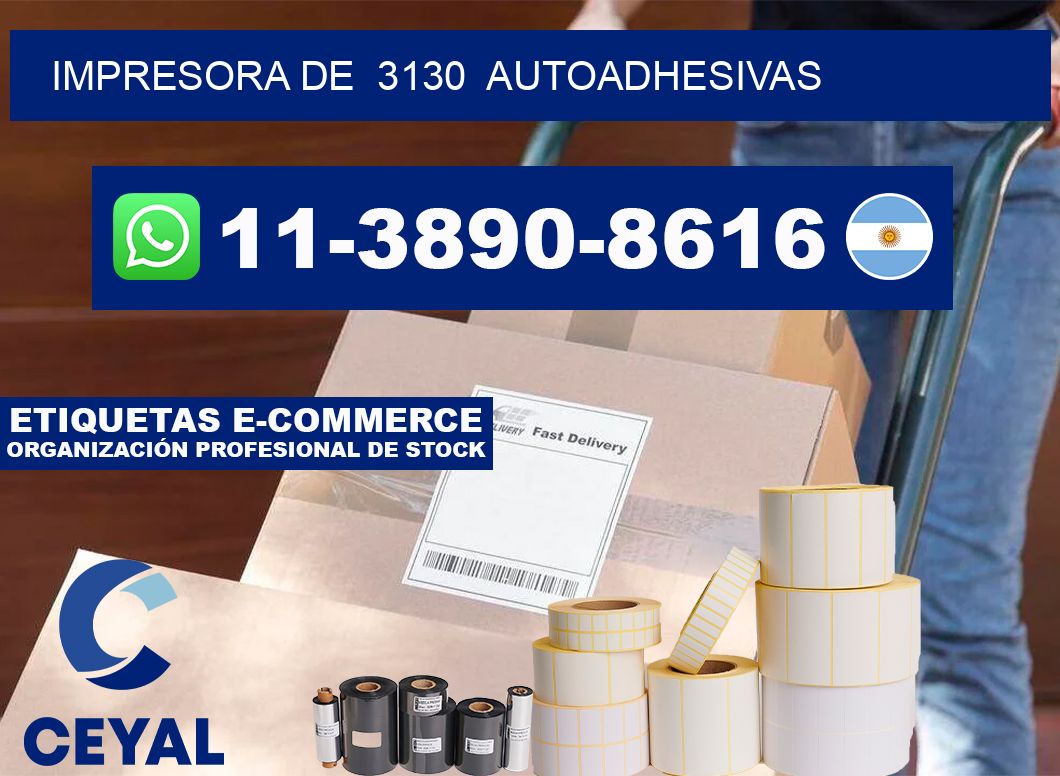 impresora de  3130  autoadhesivas