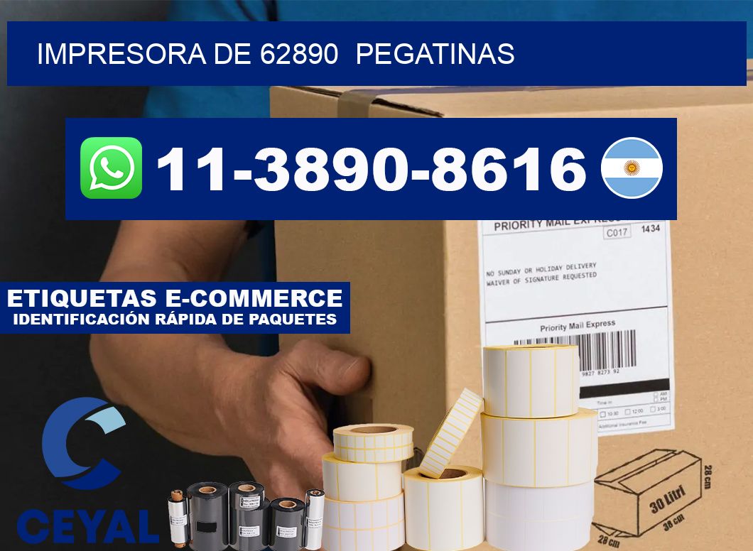 impresora de 62890 pegatinas