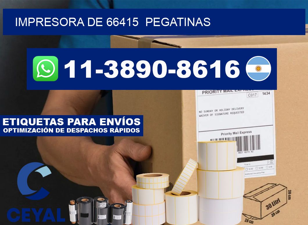 impresora de 66415 pegatinas