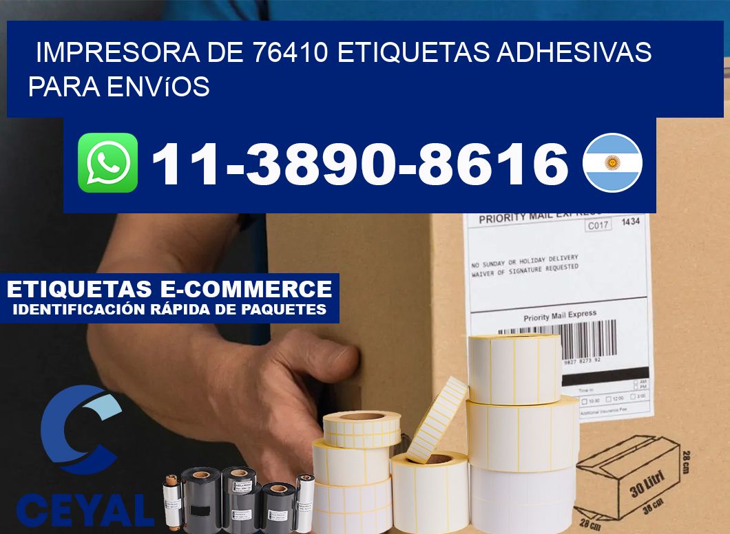 impresora de 76410 etiquetas adhesivas para envíos