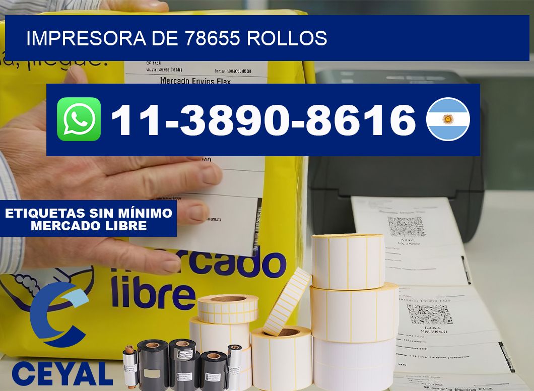 impresora de 78655 rollos