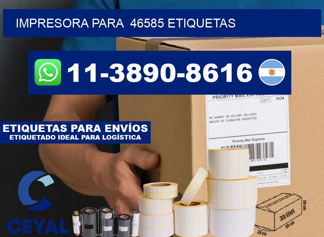impresora para 46585 etiquetas
