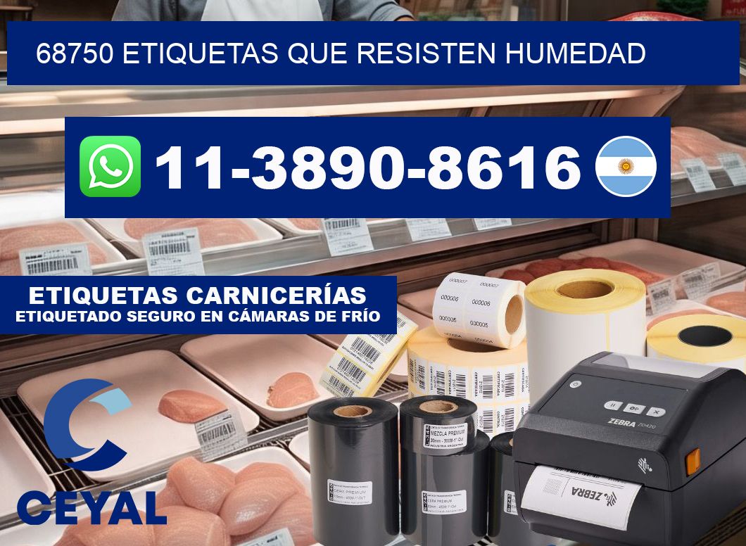 68750 etiquetas que resisten humedad