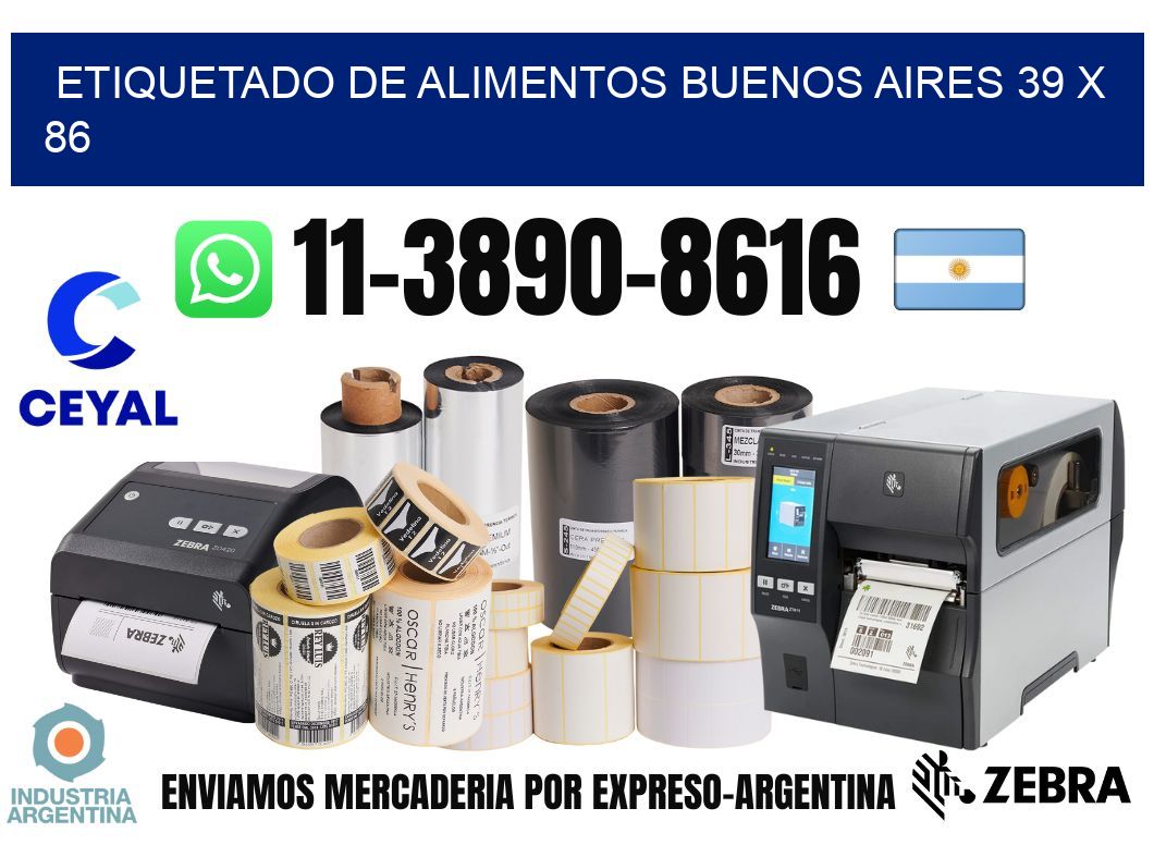 Etiquetado de alimentos buenos aires 39 x 86