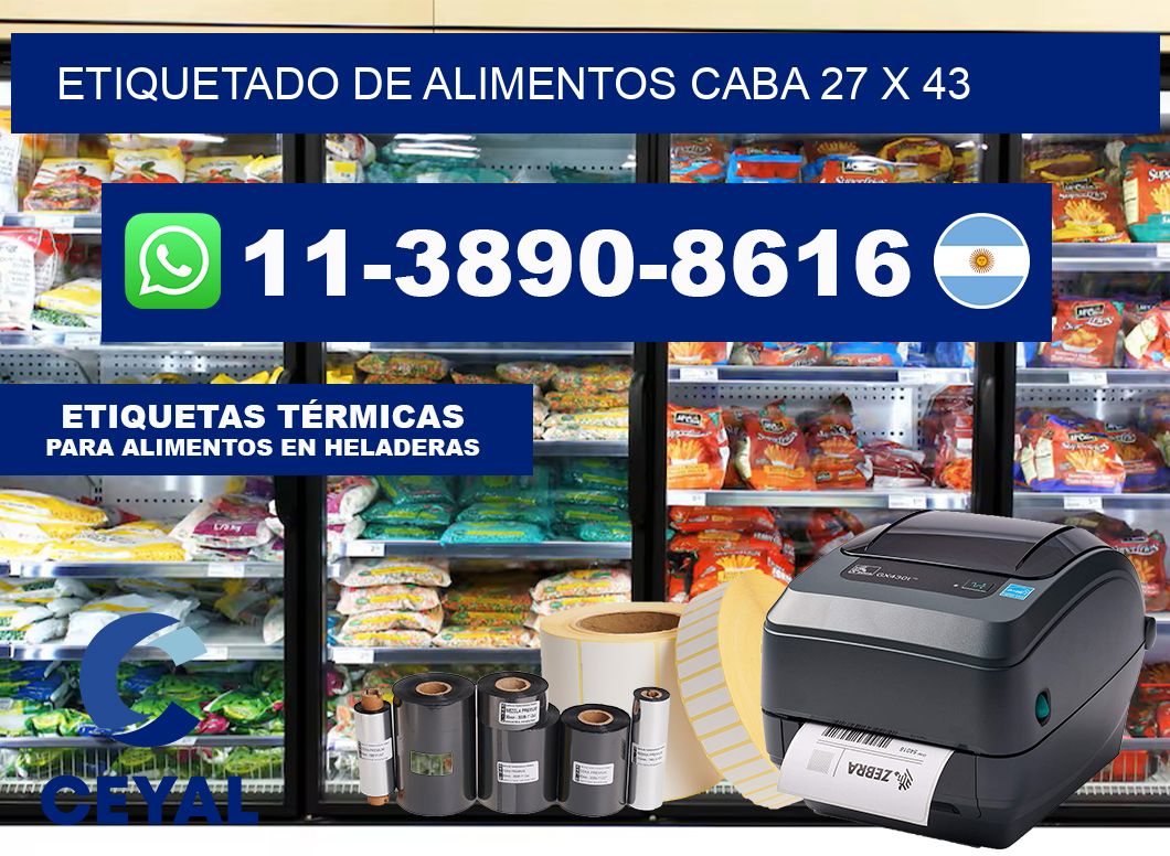 Etiquetado de alimentos caba 27 x 43