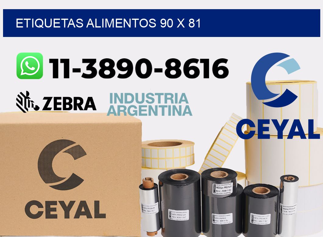 Etiquetas alimentos 90 x 81