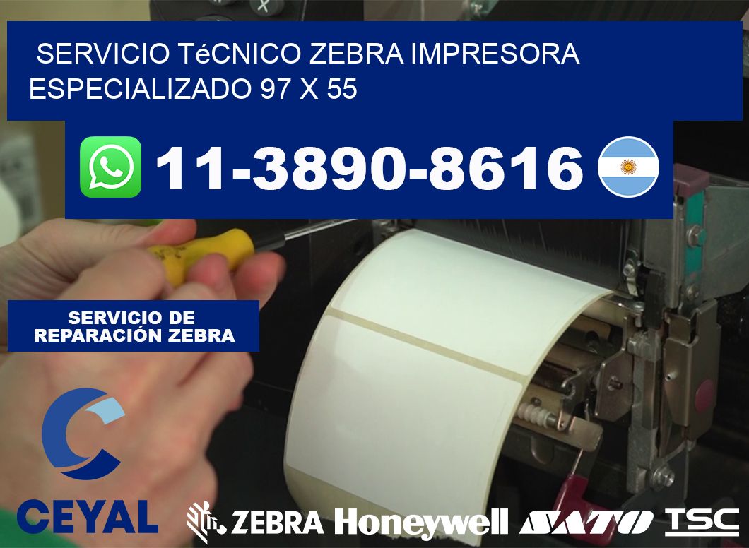 Servicio Técnico Zebra Impresora Especializado 97 x 55