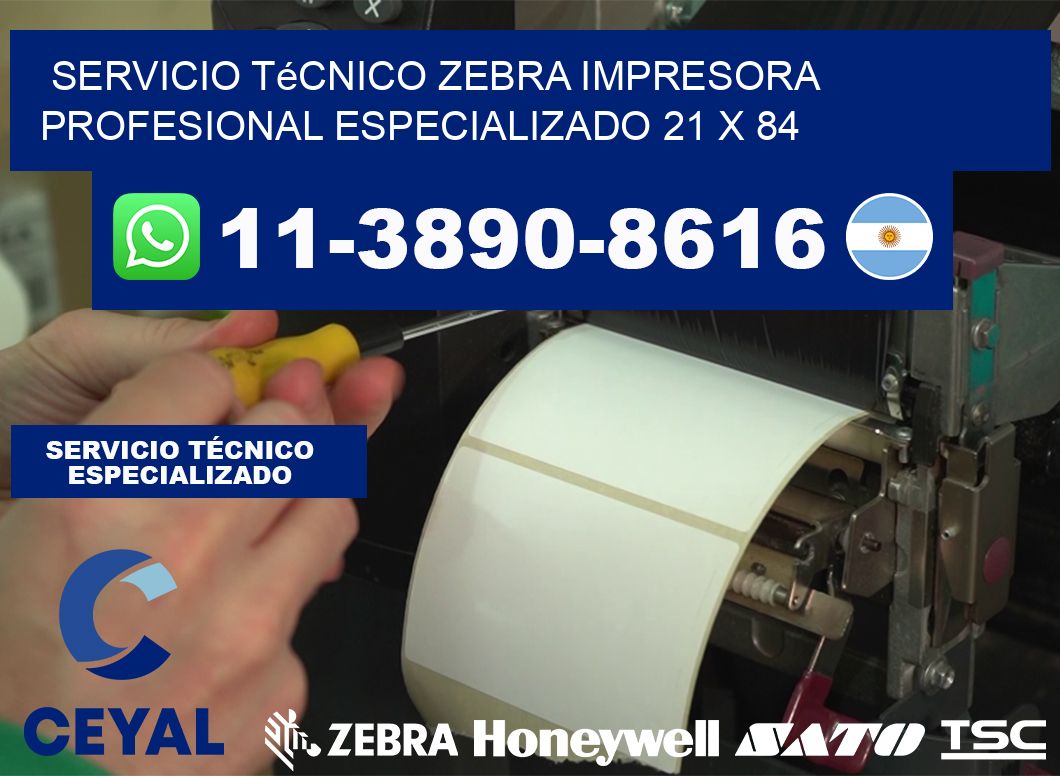 Servicio Técnico Zebra Impresora Profesional Especializado 21 x 84