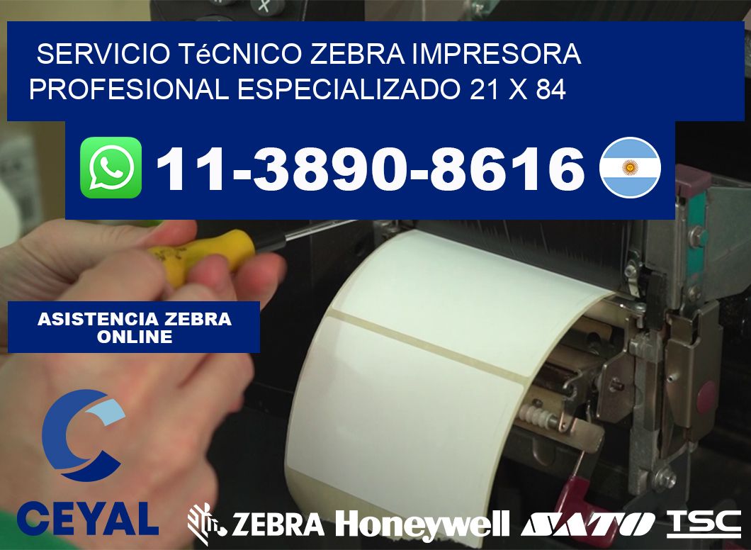 Servicio Técnico Zebra Impresora Profesional Especializado 21 x 84
