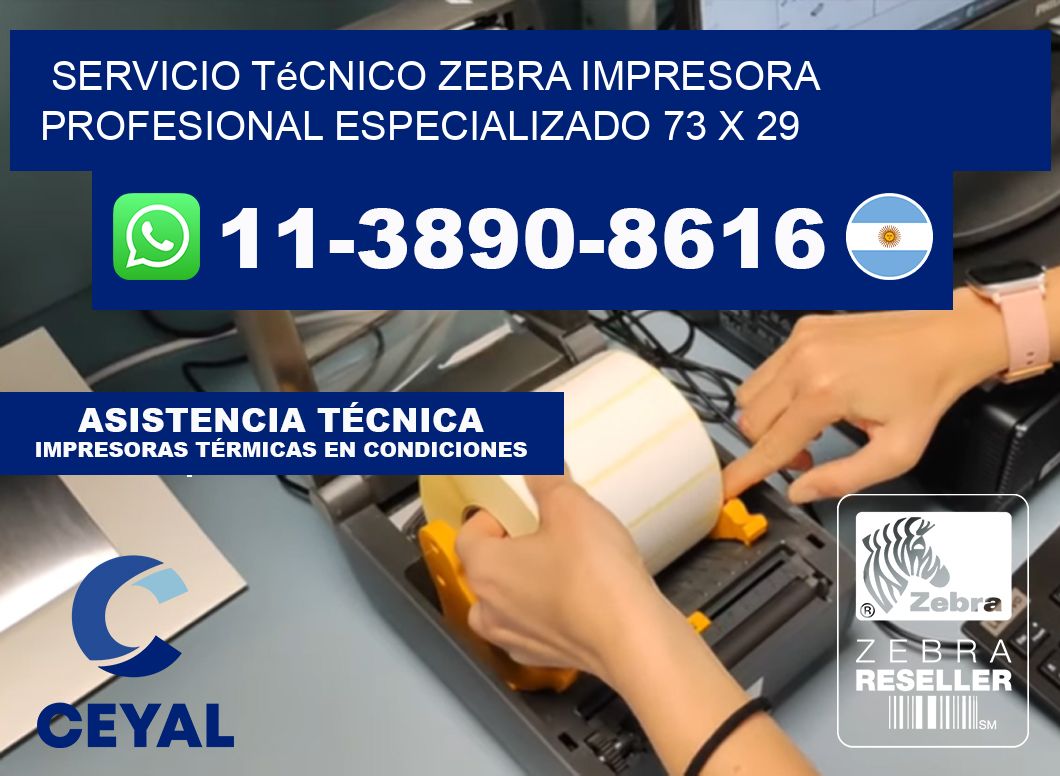 Servicio Técnico Zebra Impresora Profesional Especializado 73 x 29