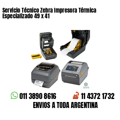 Servicio Técnico Zebra Impresora Térmica Especializado 49 x 41