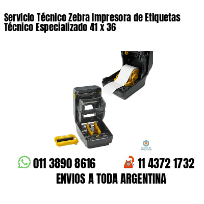 Servicio Técnico Zebra Impresora de Etiquetas Técnico Especializado 41 x 36