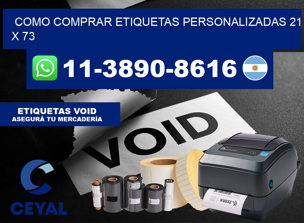 como comprar etiquetas personalizadas 21 x 73