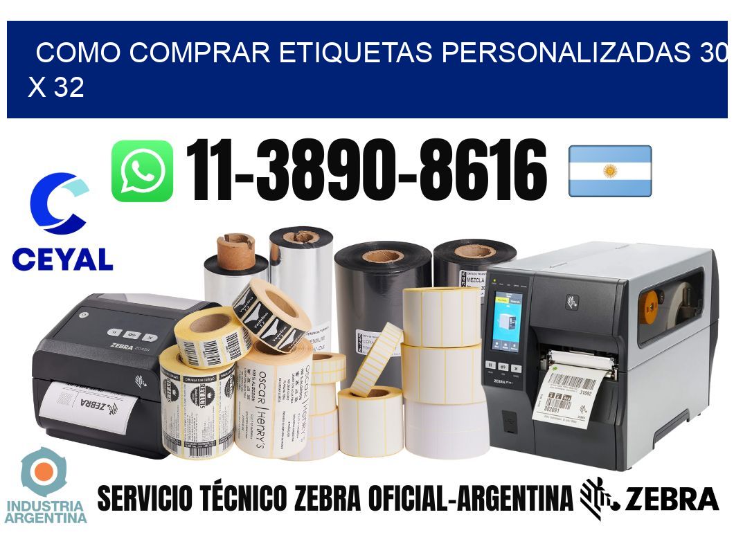 como comprar etiquetas personalizadas 30 x 32