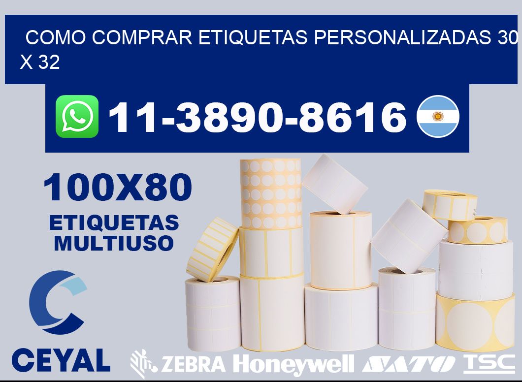 como comprar etiquetas personalizadas 30 x 32