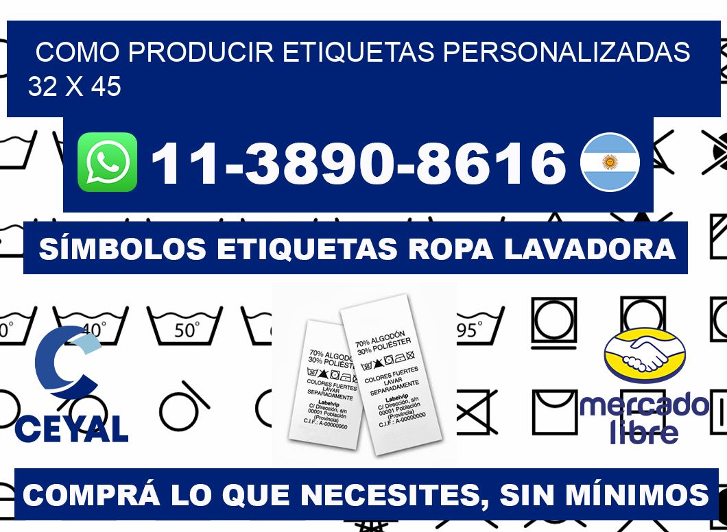 como producir etiquetas personalizadas 32 x 45