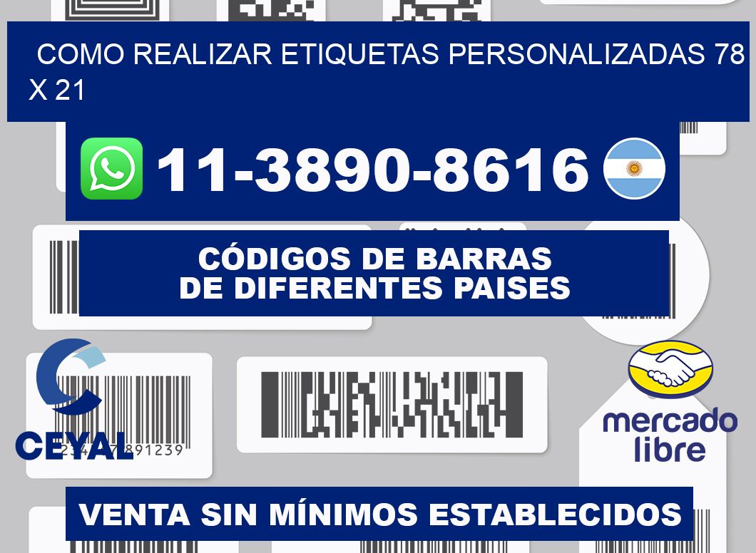 como realizar etiquetas personalizadas 78 x 21