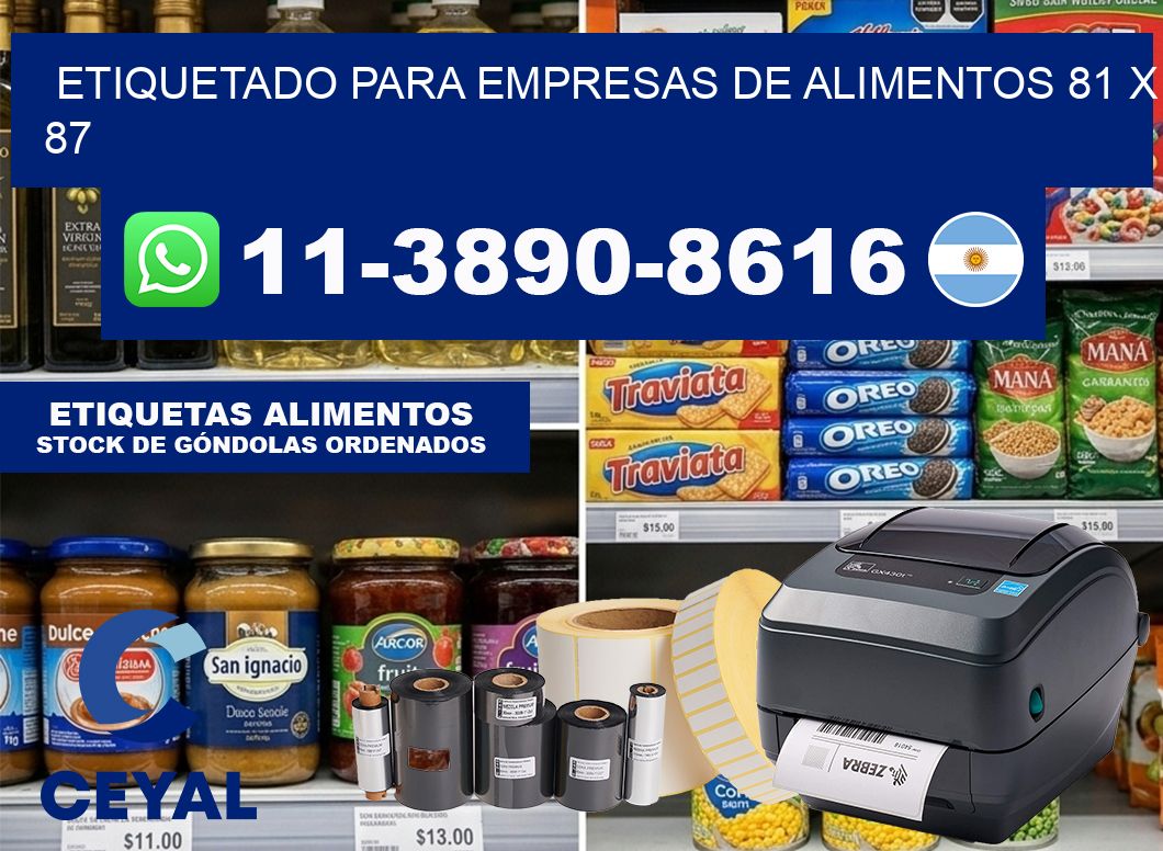 etiquetado para empresas de alimentos 81 x 87