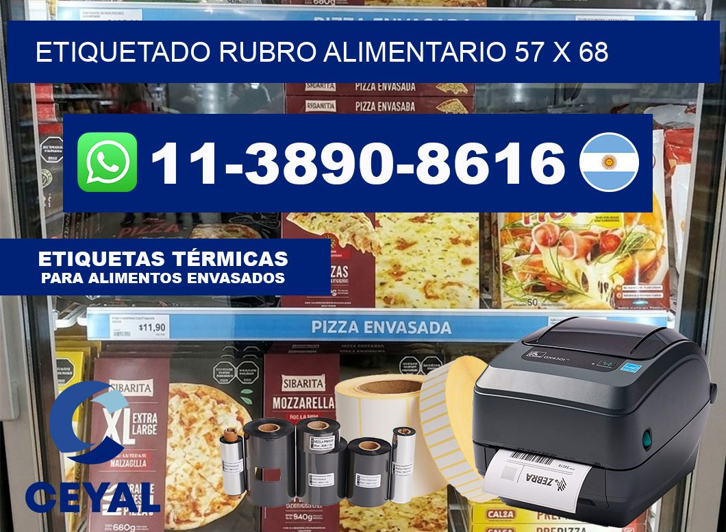 etiquetado rubro alimentario 57 x 68
