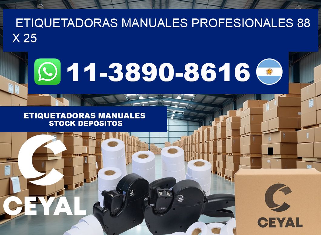 etiquetadoras manuales profesionales 88 x 25