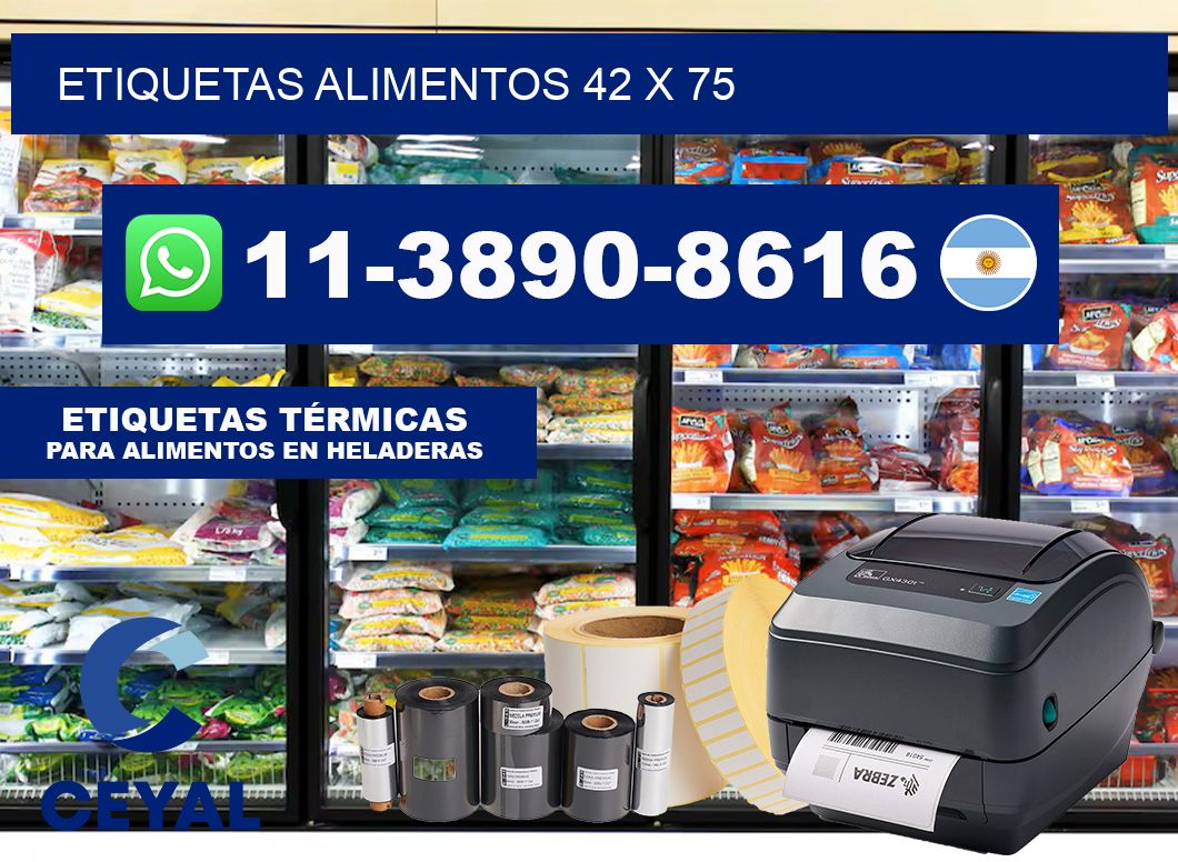etiquetas alimentos 42 x 75