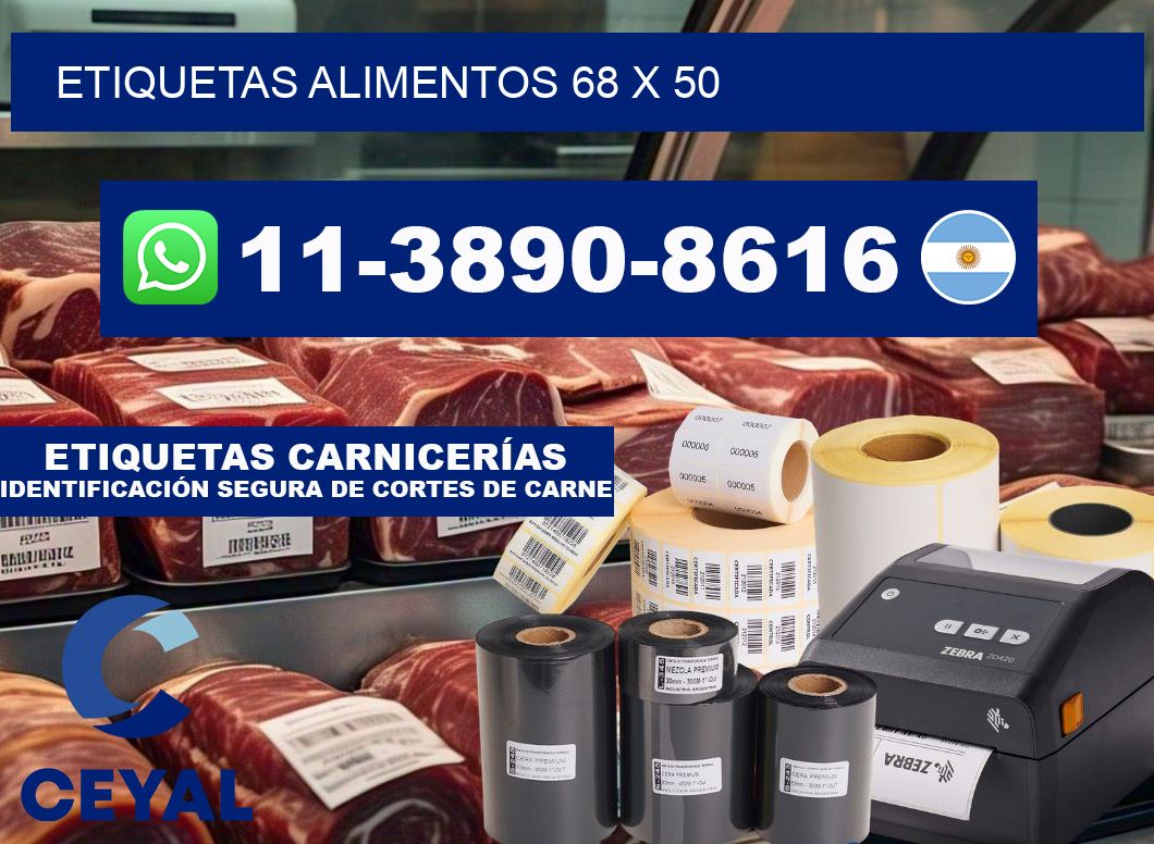 etiquetas alimentos 68 x 50