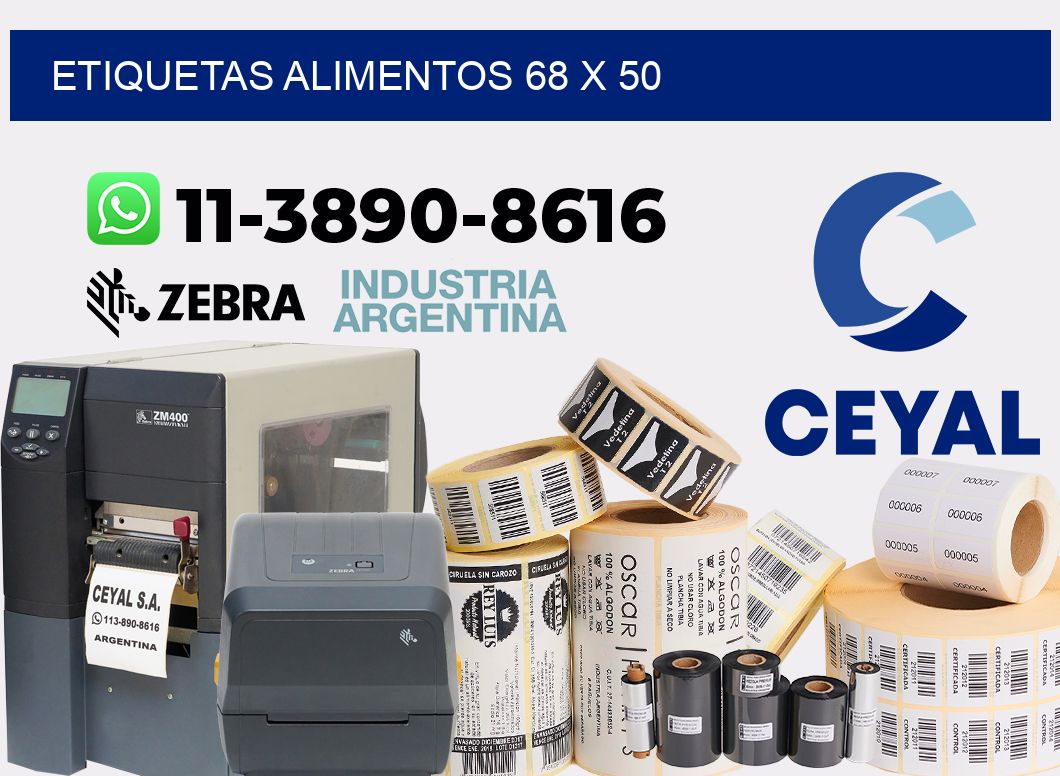 etiquetas alimentos 68 x 50