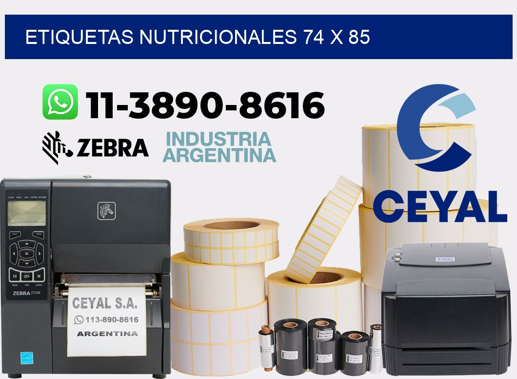etiquetas nutricionales 74 x 85