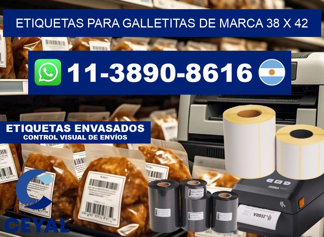 etiquetas para Galletitas de marca 38 x 42