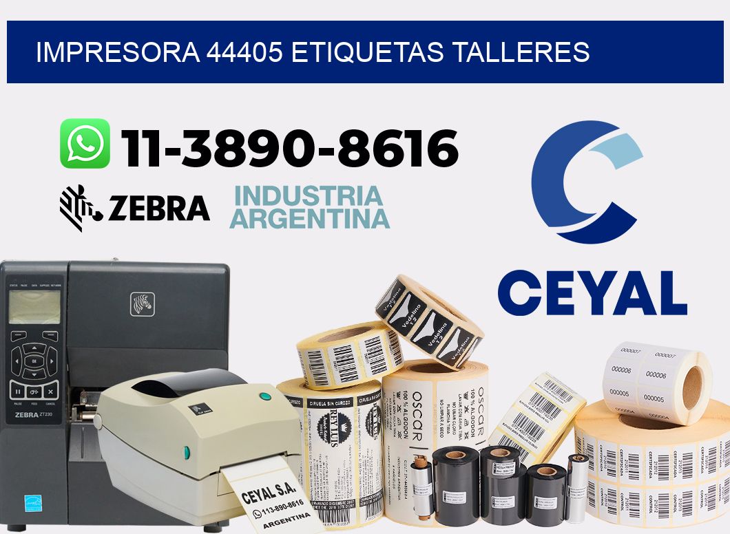 impresora 44405 etiquetas talleres
