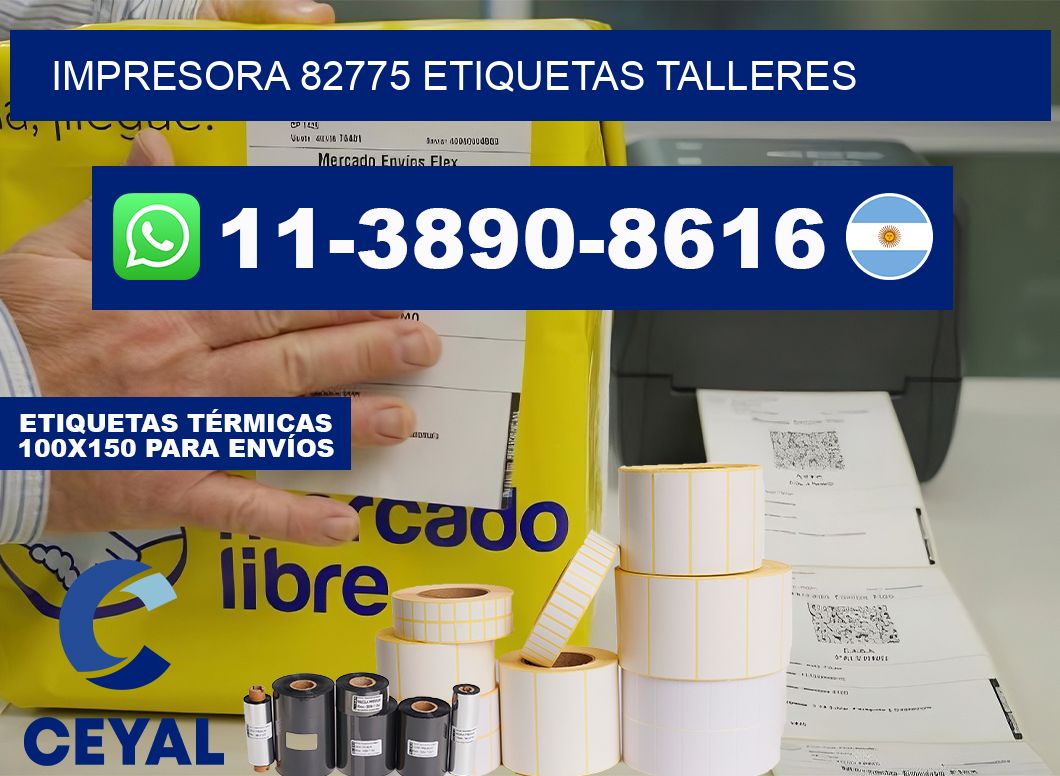 impresora 82775 etiquetas talleres