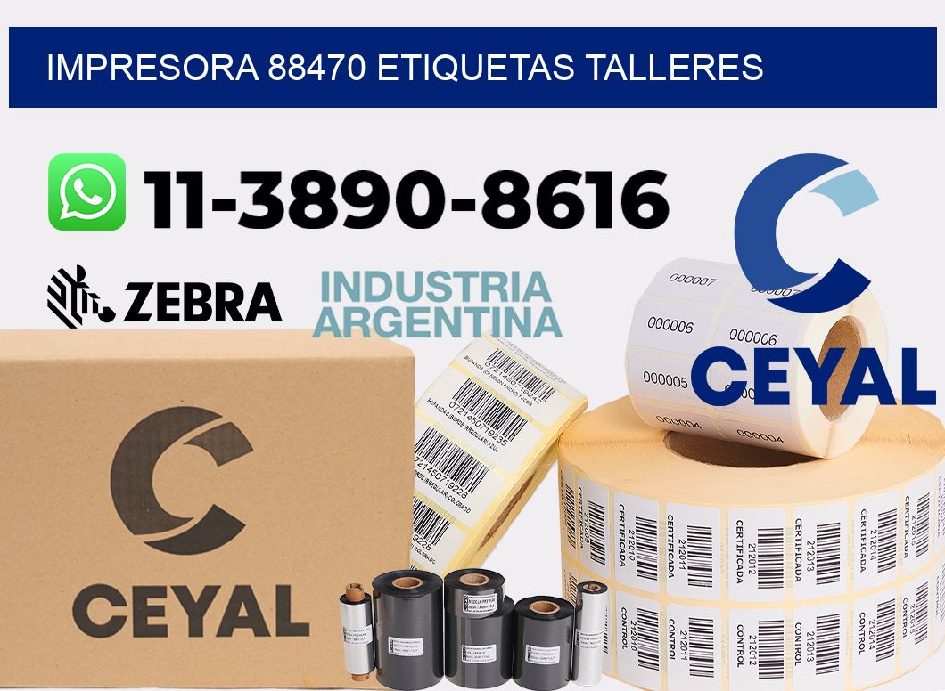 impresora 88470 etiquetas talleres