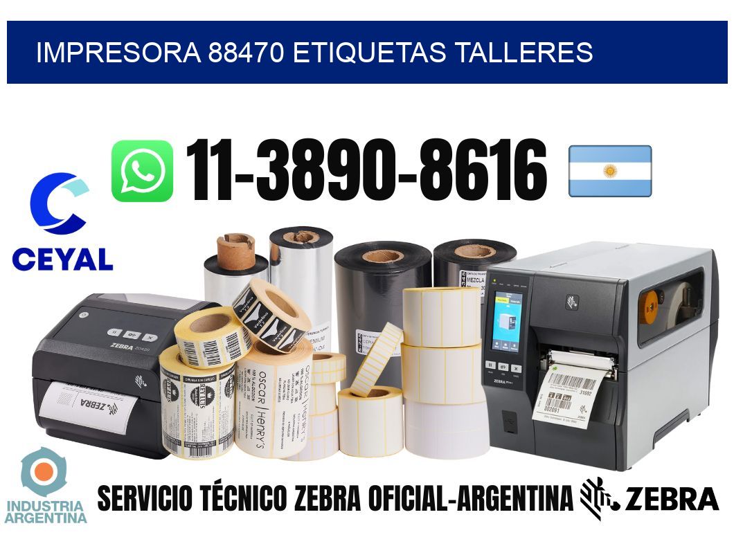 impresora 88470 etiquetas talleres