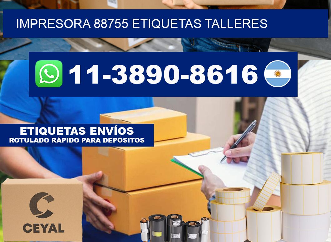 impresora 88755 etiquetas talleres