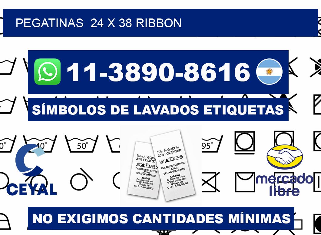 pegatinas 24 x 38 ribbon
