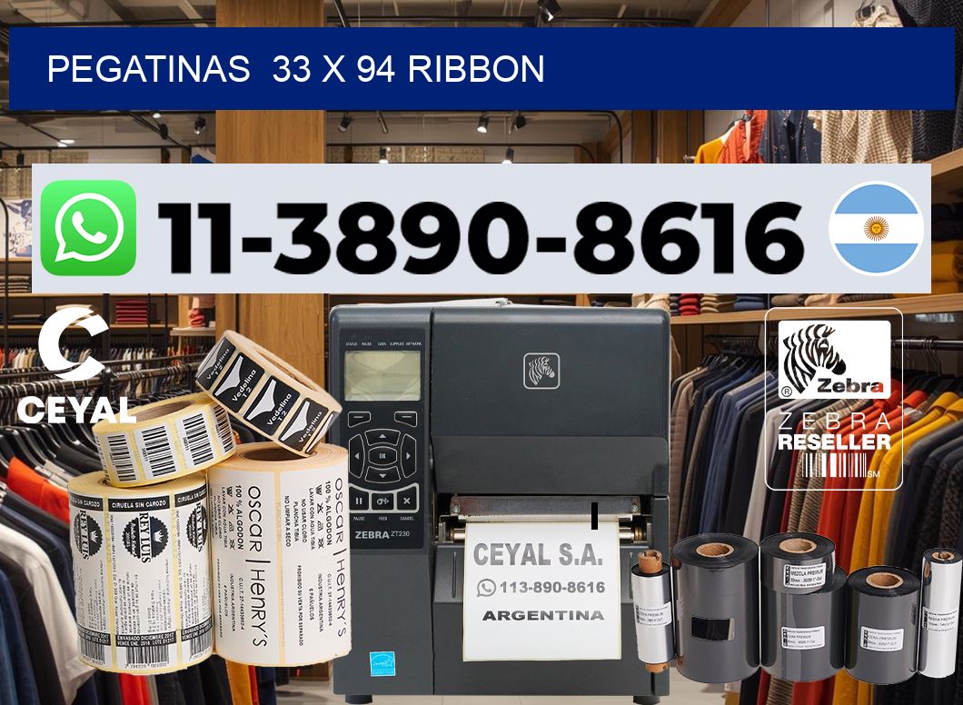 pegatinas 33 x 94 ribbon