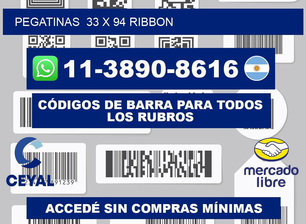pegatinas 33 x 94 ribbon