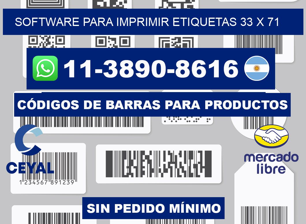 software para imprimir etiquetas 33 x 71
