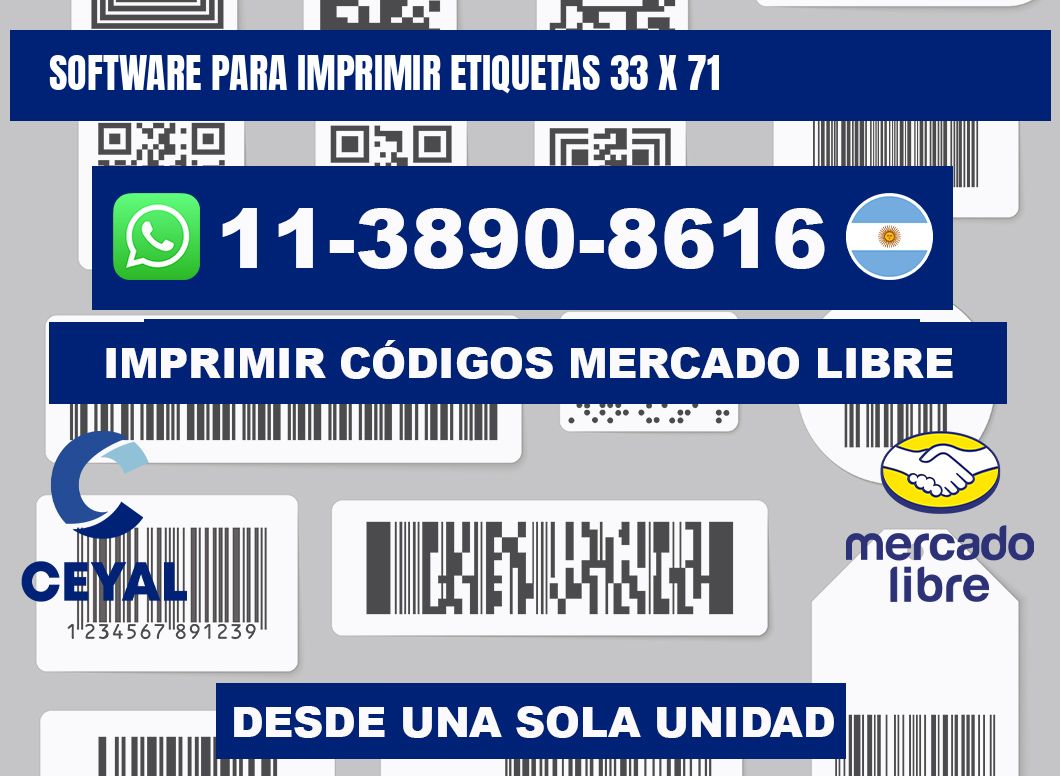 software para imprimir etiquetas 33 x 71