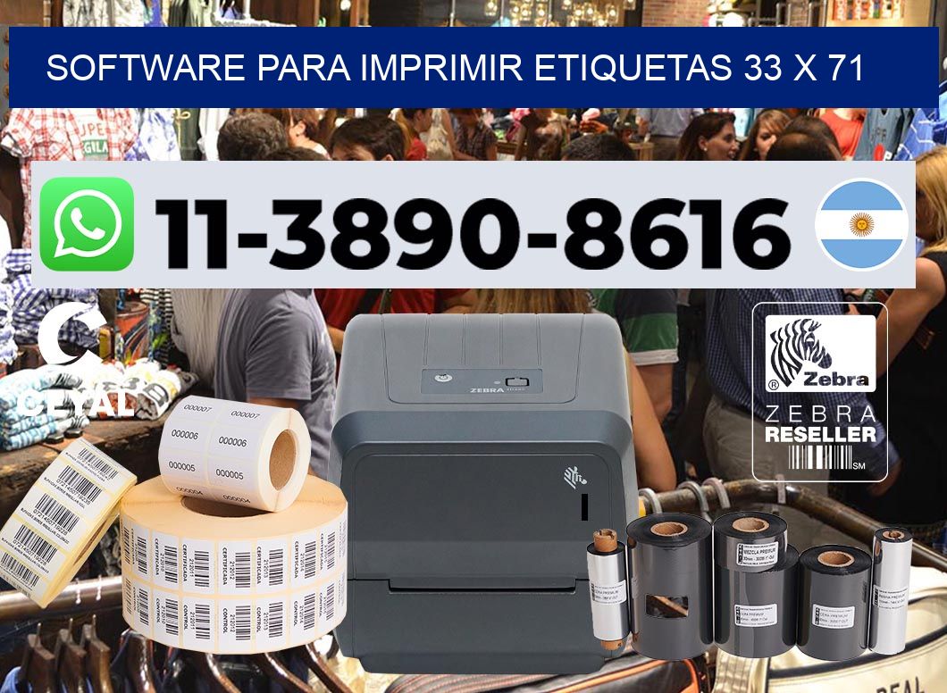 software para imprimir etiquetas 33 x 71