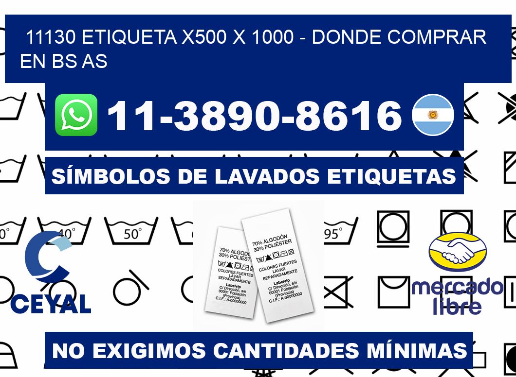 11130 etiqueta x500 x 1000 - Donde Comprar en bs as