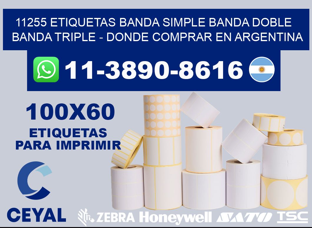 11255 etiquetas banda simple banda doble banda triple - Donde Comprar en Argentina