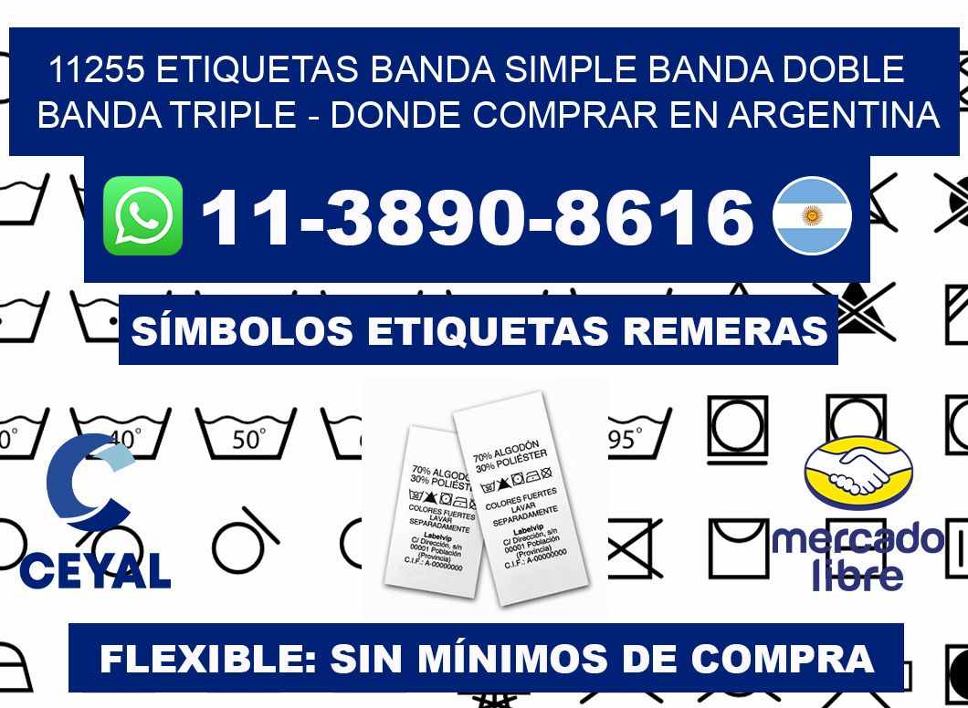 11255 etiquetas banda simple banda doble banda triple - Donde Comprar en Argentina
