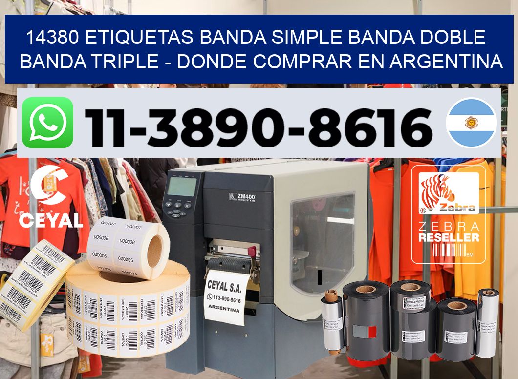 14380 etiquetas banda simple banda doble banda triple – Donde Comprar en Argentina